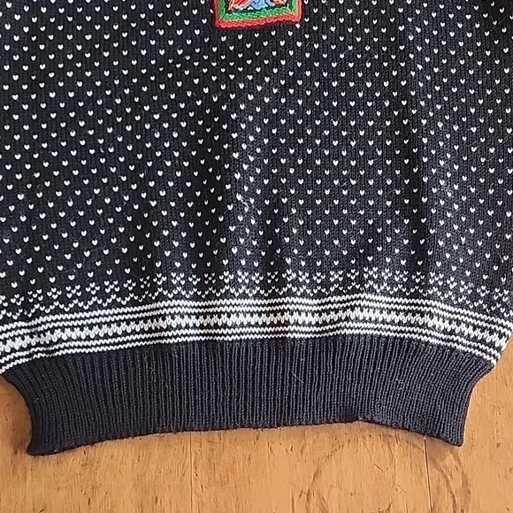 Vintage 90s wool Dale of Norway Scandinavian sweater 50 M L EUC - Picture 10 of 17